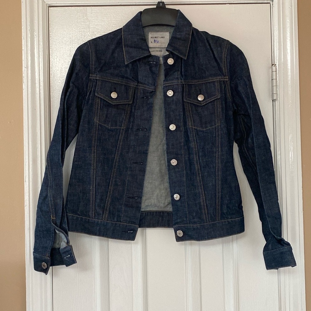 VTG 90’s Helmut Lang Classic Raw Denim Jacket